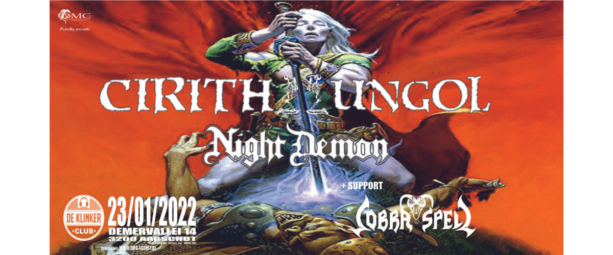 CANCELED: CIRITH UNGOL + special guest NIGHT DEMON + support Cobra Spell